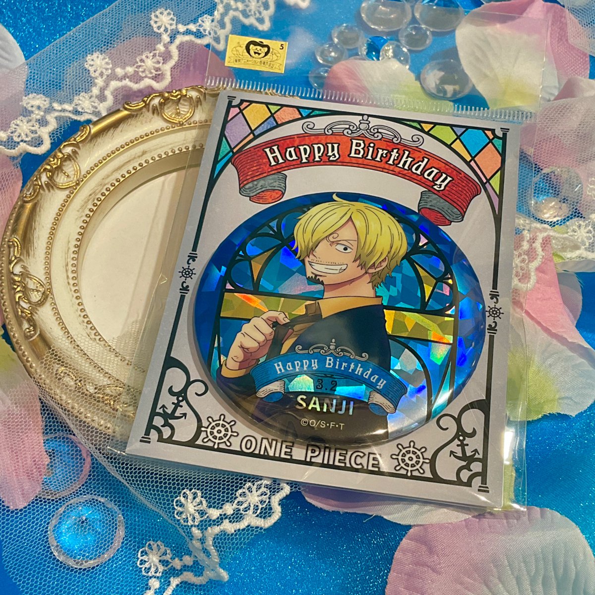 新商品】麦わらストア限定 ワンピース HBDステンドグラス風ホログラム