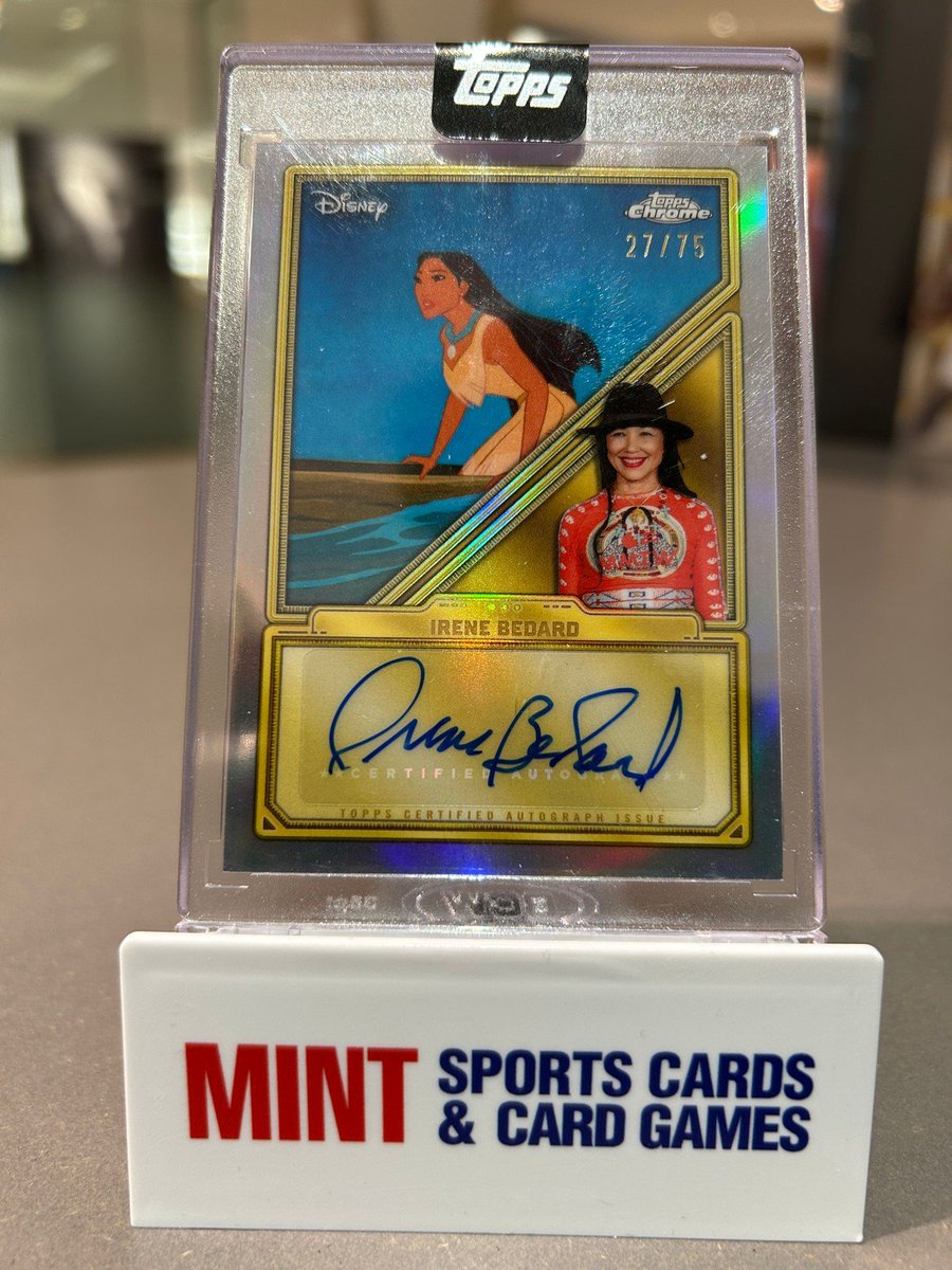 📢お客様の店内開封より 2025 TOPPS MINT DISNEY HOBBY🎬から Irene
