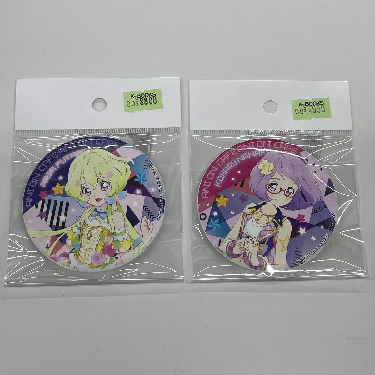 入荷情報】 アイカツ！ マグバッジ アニon アリア 小春 入荷しました