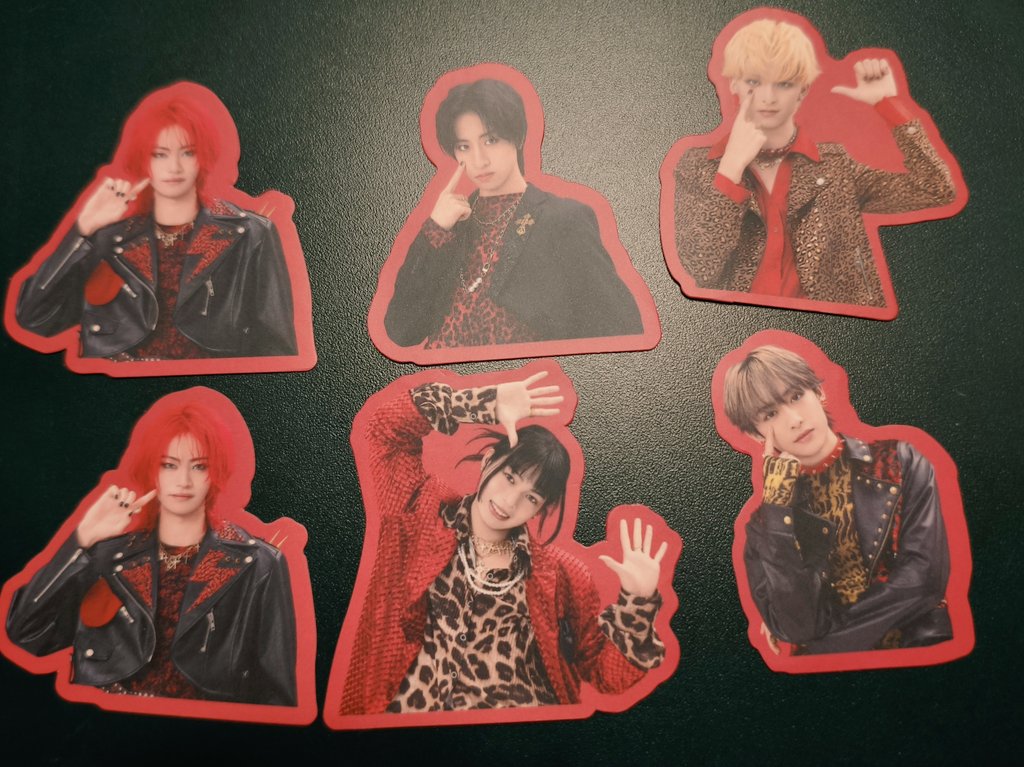 龍宮城 ステッカー 交換譲:S、Ray、ITARU、KEIGO、春空求:KENT、画像2