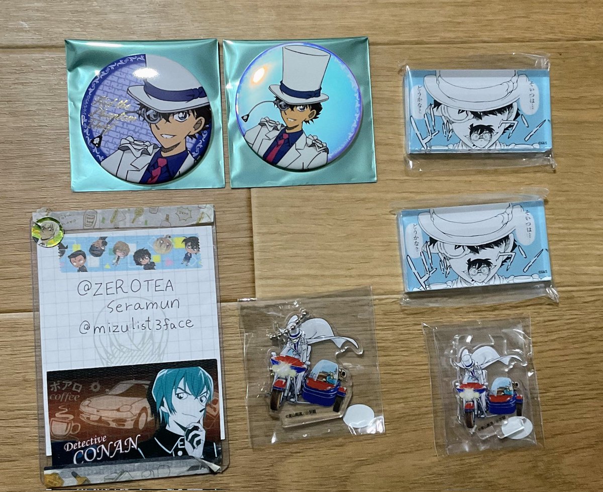 譲渡】名探偵コナン 缶バッジ アクリルブロック アクキー アクスタ