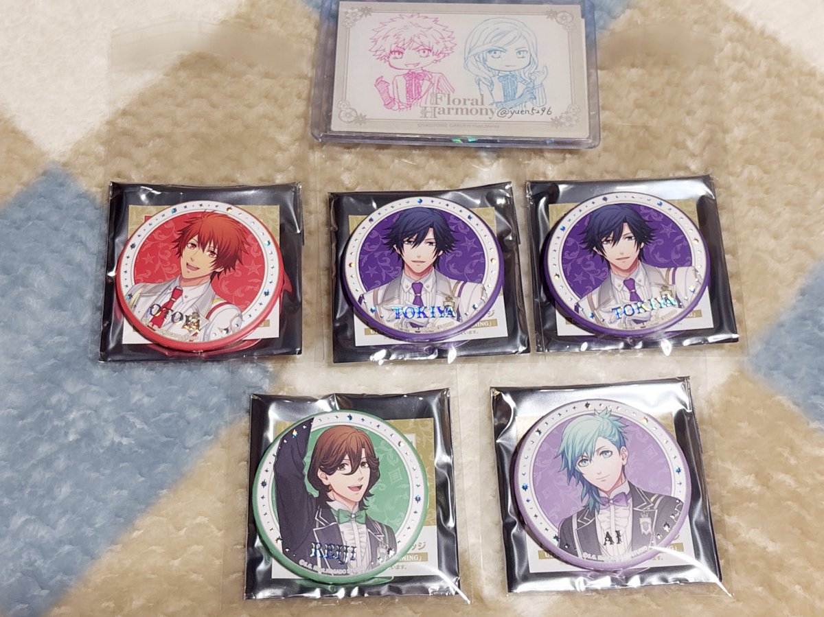 交換】うたプリ WONDERLAND ワンダーランド 缶バッジ WL 譲】音也