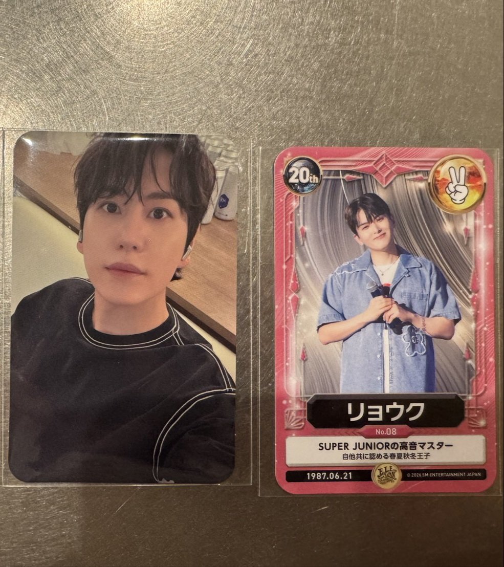 SUPER JUNIOR スジュ E.L.F-JAPAN スペシャルキット 特典 トレカ 交換