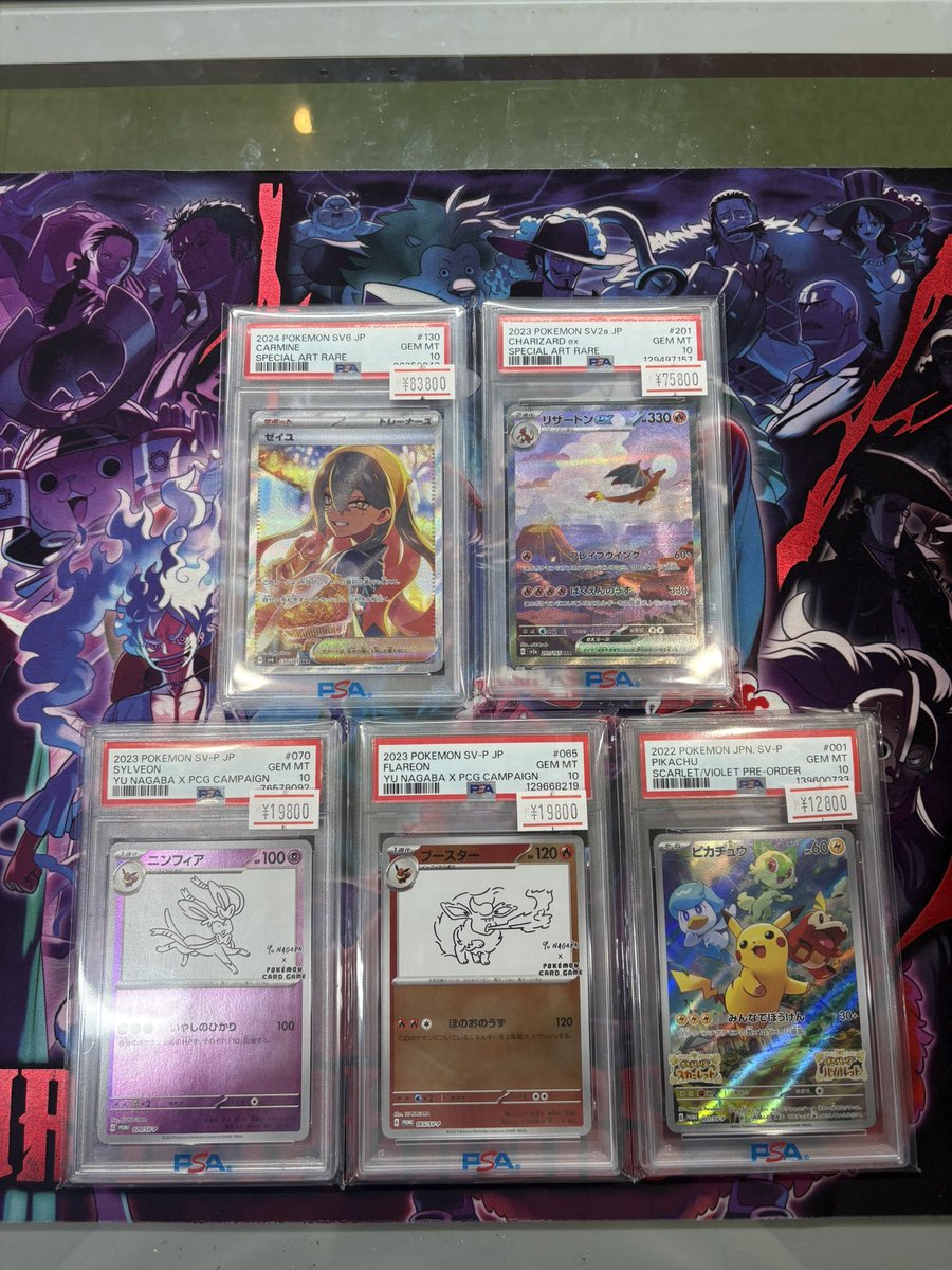 🛍PSA10入荷🛍 ゼイユ リザードンex ニンフィア（NAGABA） ブースター