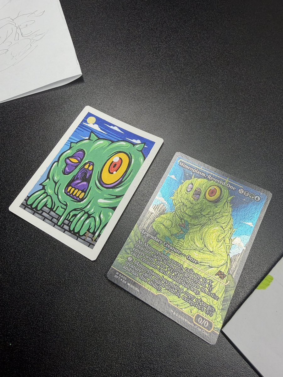 新しいペンが届いたから、新しいアーティストプルーフ描く！