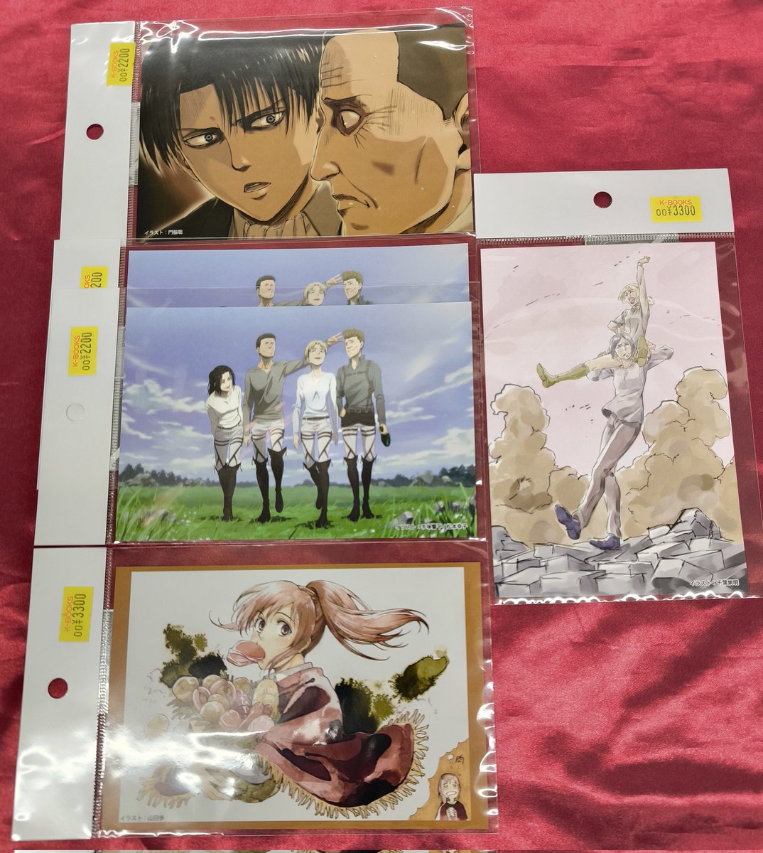 入荷情報】 『#進撃の巨人』 WIT STUDIO I.Gストア 特典ポストカード