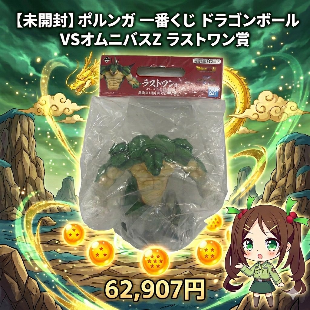 🐉願いを叶える神、降臨🐉 【ポルンガ 一番くじ ラストワン賞】✨ 圧巻