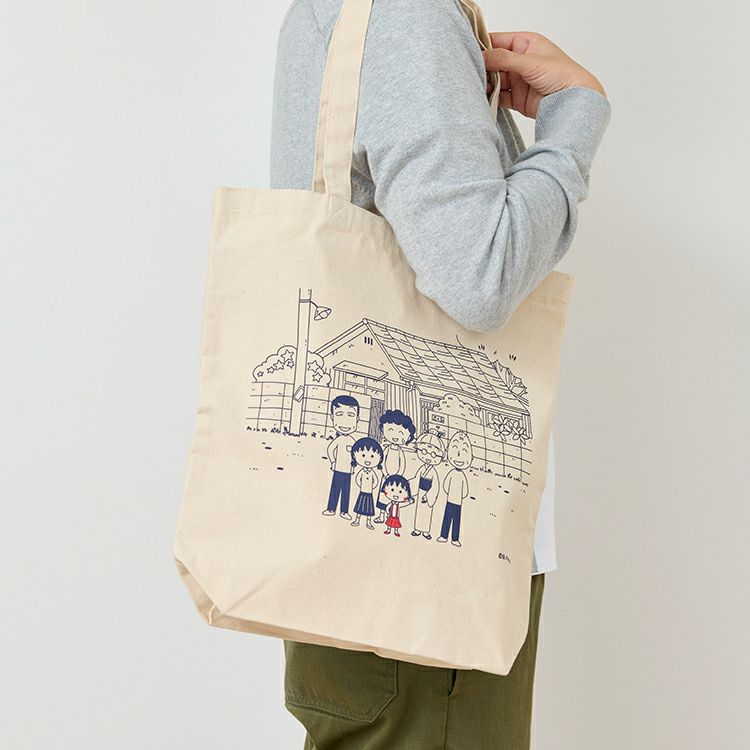 🌸【帆布トートバッグ】🌸 #ちびまる子ちゃん の帆布トート👜 さくら家