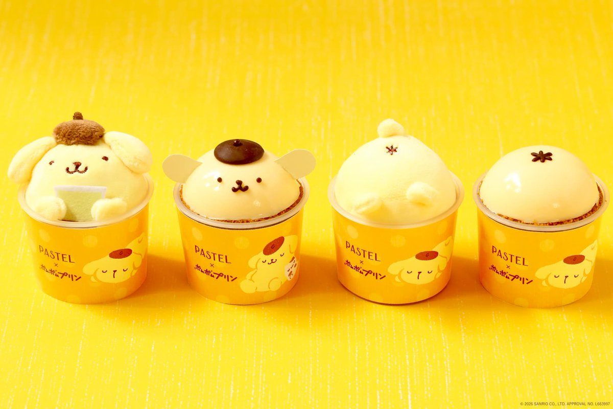 きょうからスタート】 ポムポムプリン30周年記念 コラボ商品が期間限定