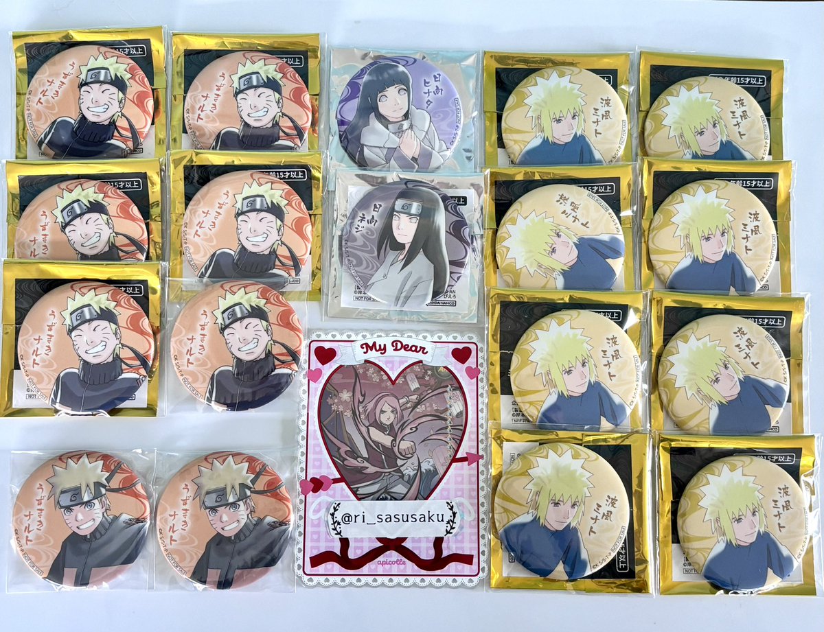 交換】NARUTO ナンジャタウン ニンジャ訓練所 特典 缶バッジ 出