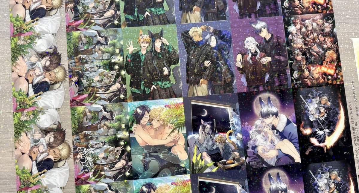 tsutako25 【🌱イベント｜グッズ紹介②🌱】 ○ホログラムクリアカード