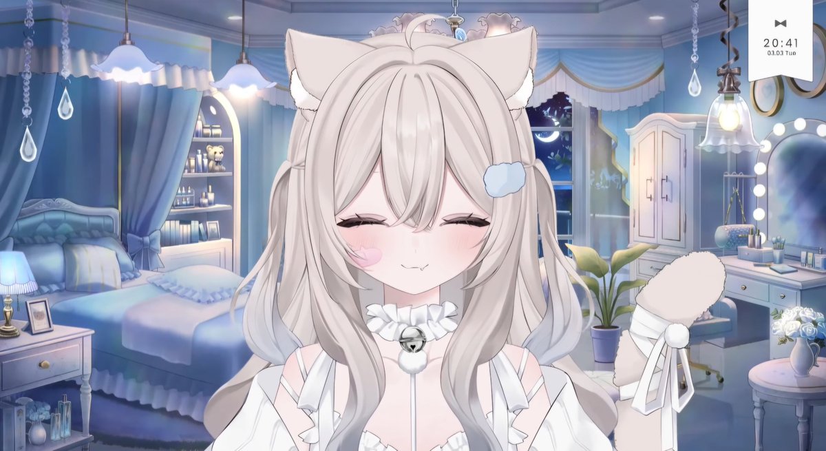 真白猫ミミィさん🐈‍⬛🩹 『初期衣装リニューアル』公開✨ ……か