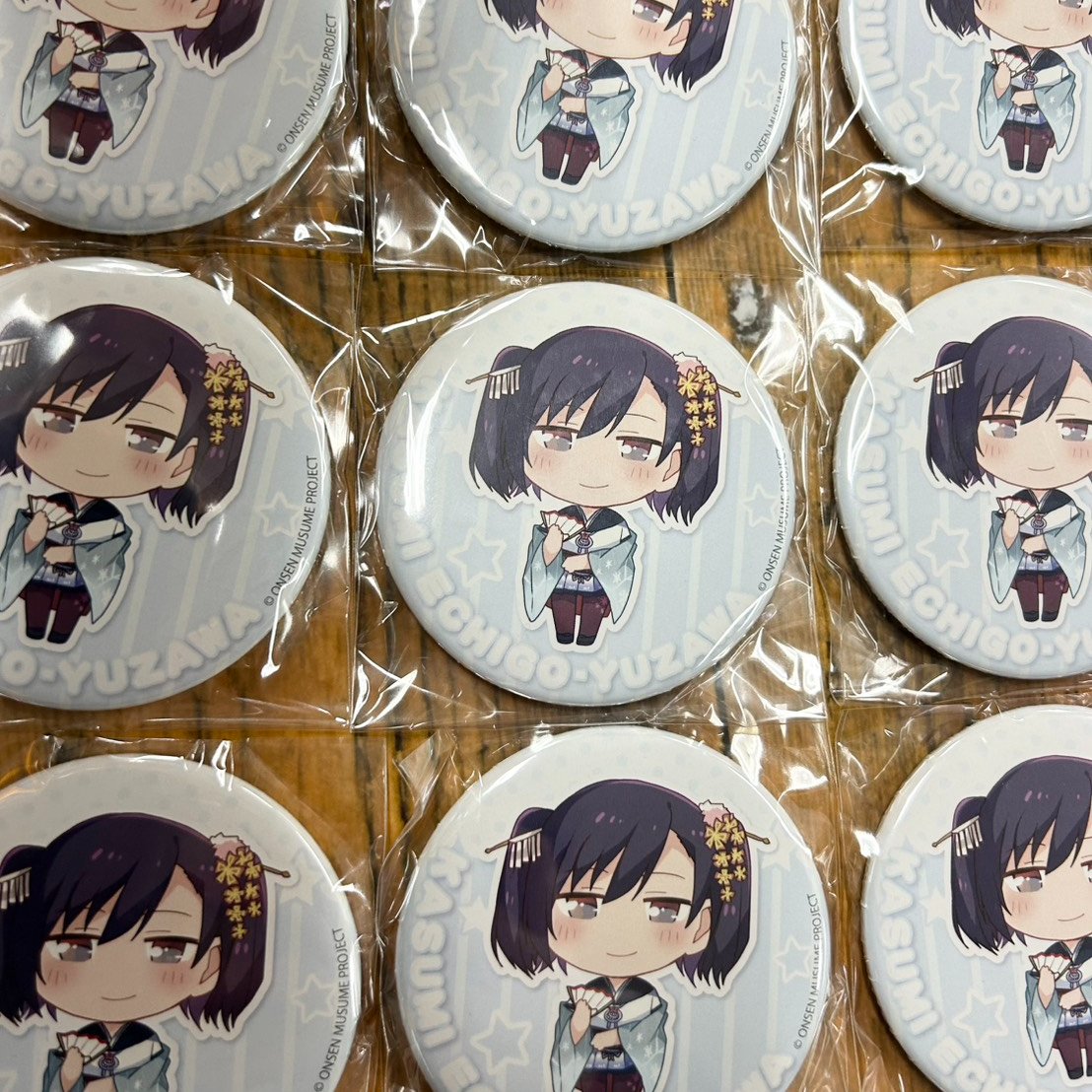 三葉屋さん☘️SD缶バッジ販売です📢】 最初のグッズ販売は定番商品