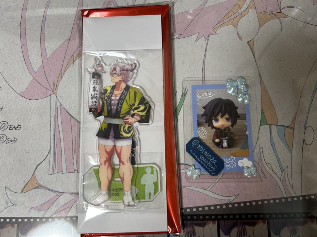 郵送交換】鬼滅の刃 阿波踊り アクリルスタンド アクスタ 譲:不死川実