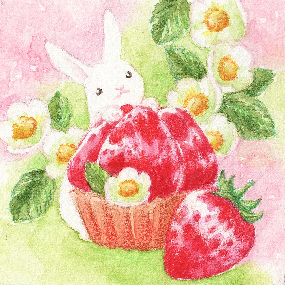 ひな祭りですね！曇りで月食は見られなさそうです… もちもちのうさぎを