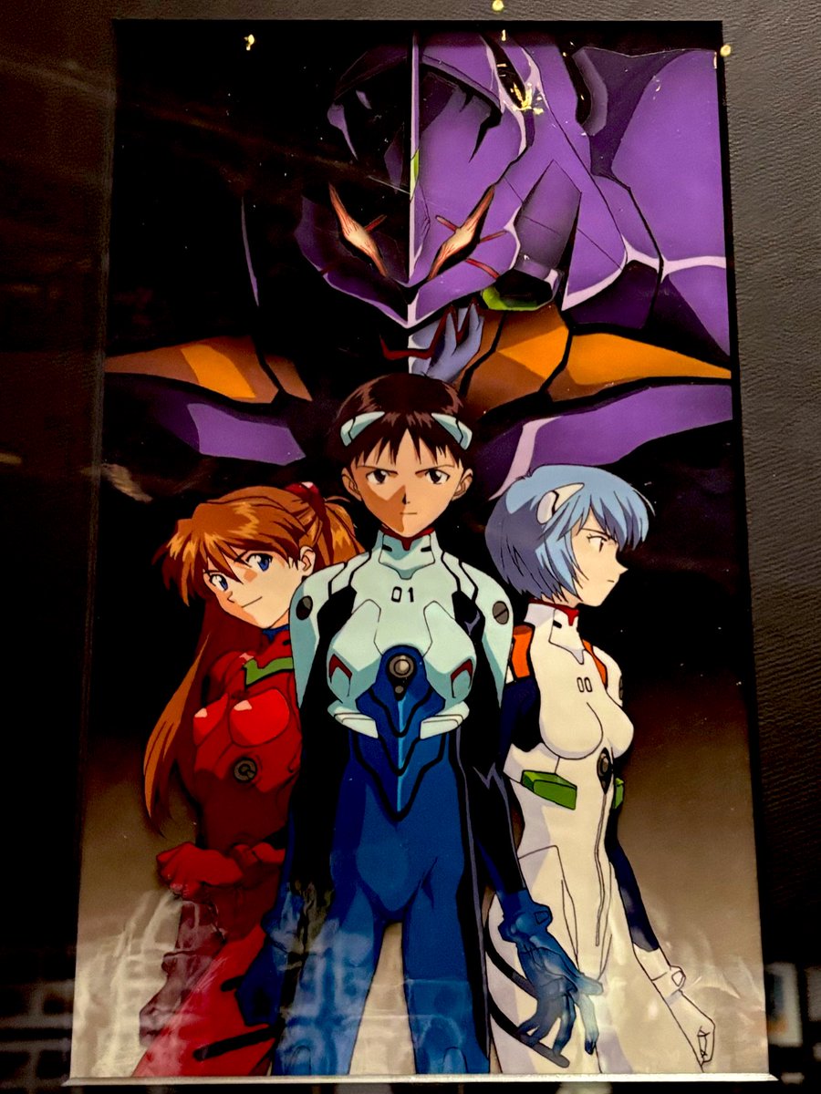 激アツだったセル画の一部。OPのサブリミナル渚カヲルの実物を見れたの