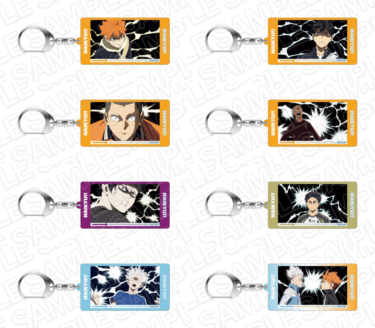 ハイキュー!!_オーロラアクリルキーホルダー コレイズにて予約受付開始