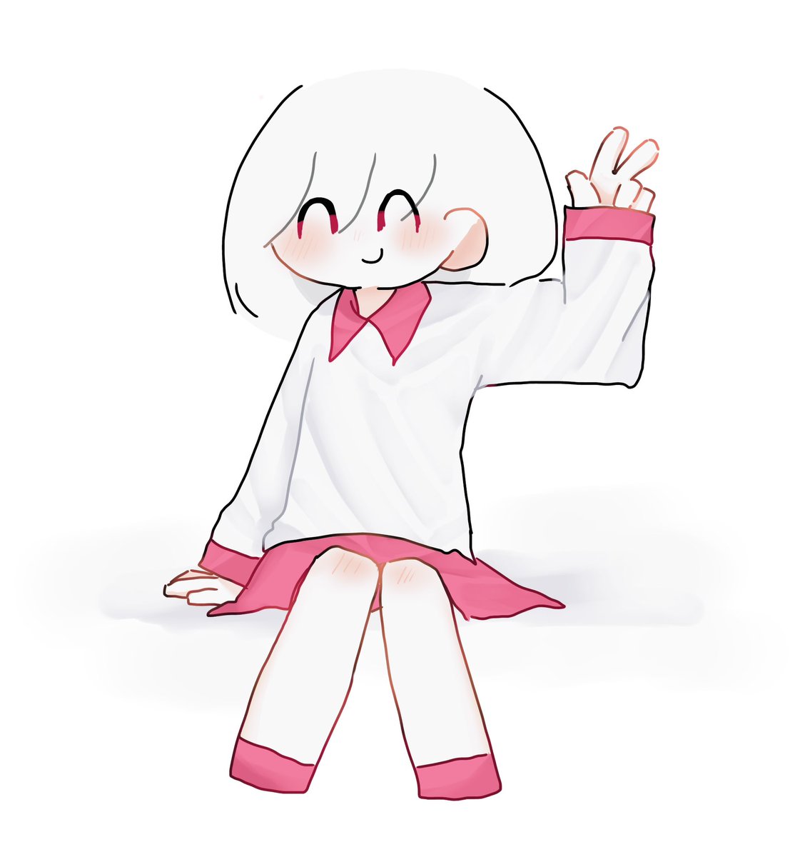 いぇーい #ぼくわたイラスト