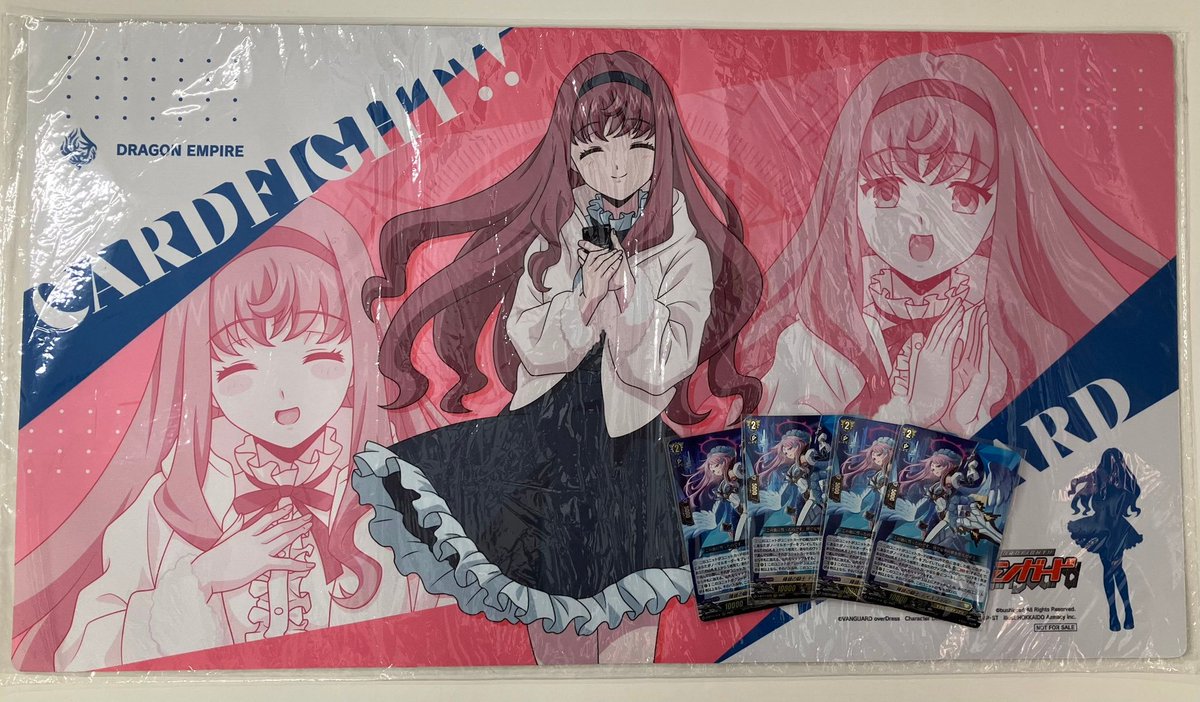 ヴァンガード】 御薬袋ミレイ プレイマット 陣頭の騎士 テイスファルト