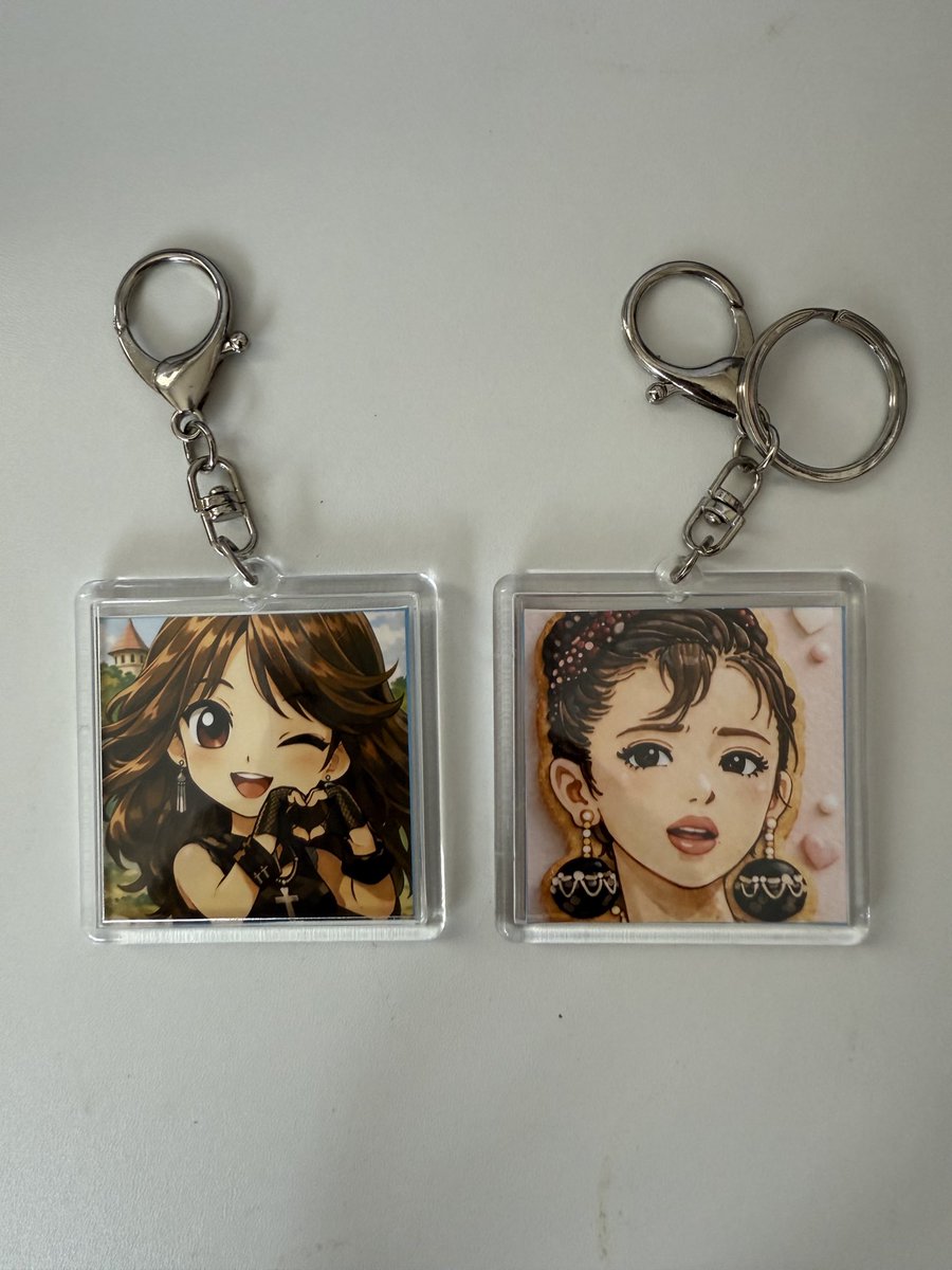 中森明菜 ChatGPTで明菜ちゃんを作りました🥰 キーホルダーを作りました💕