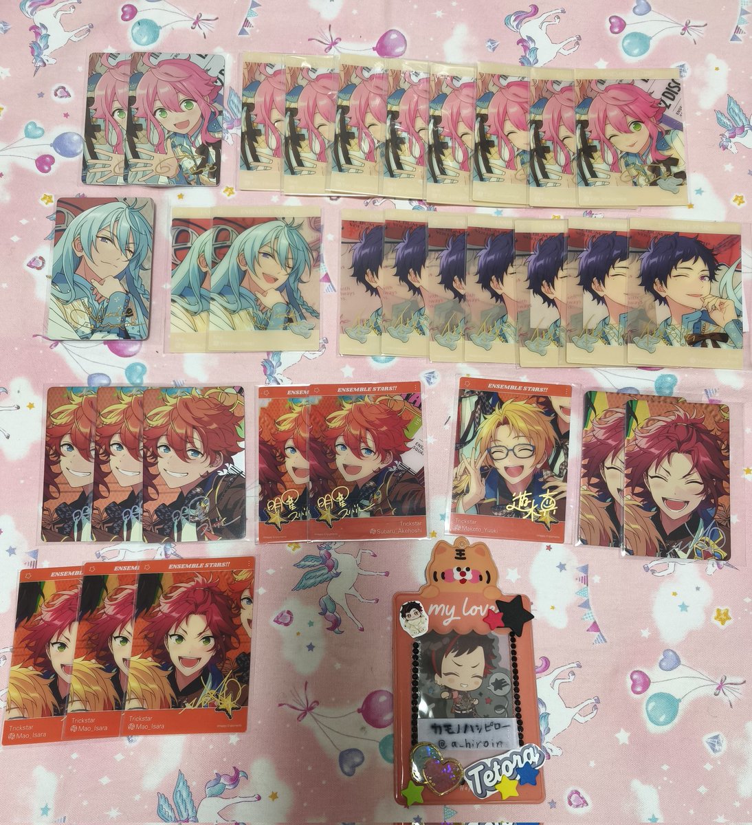 交換/譲渡】あんスタ 中国 TRIP クリアカード Ins風カード 旅路カード