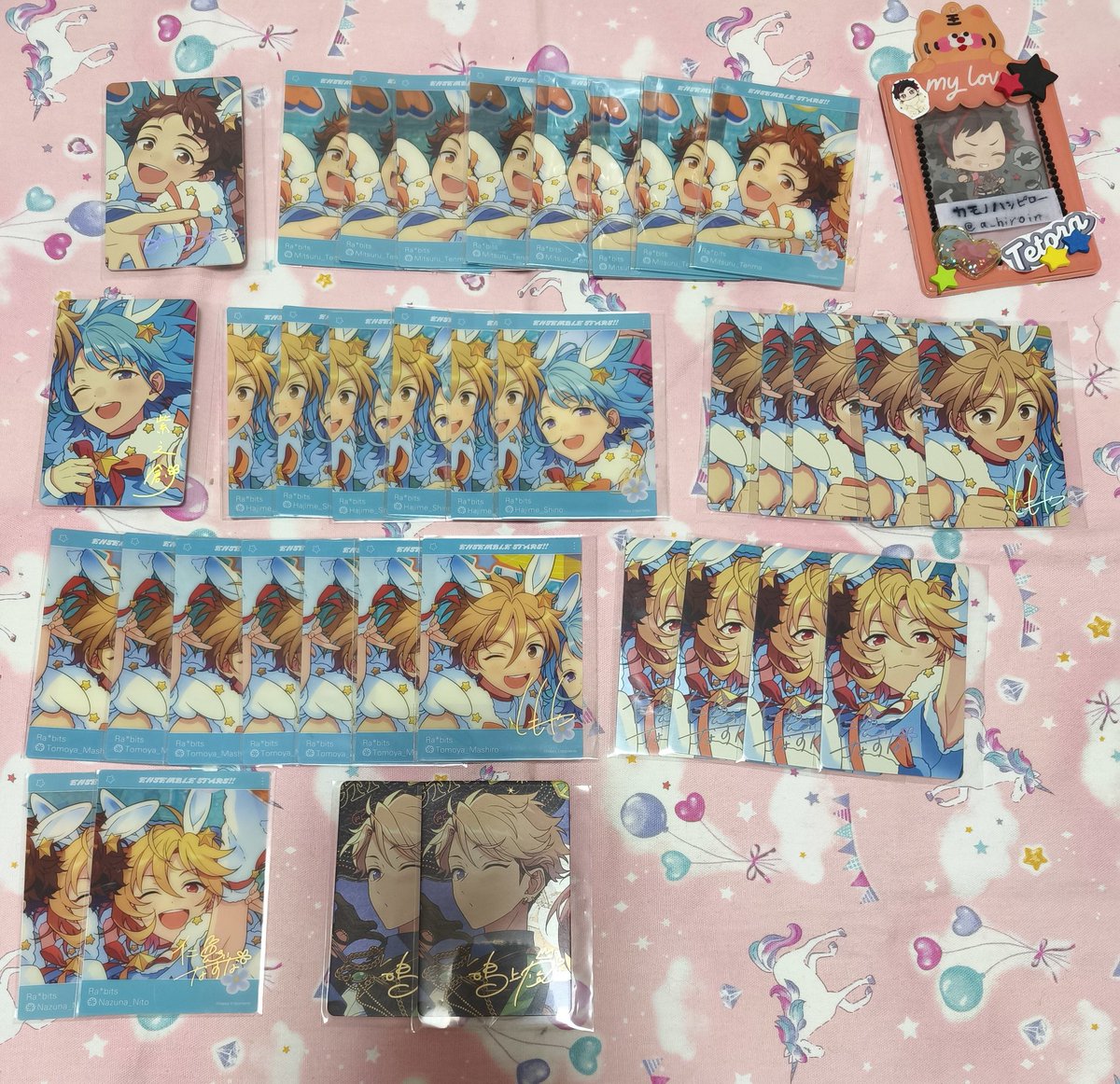 交換/譲渡】あんスタ 中国 TRIP クリアカード Ins風カード 旅路カード