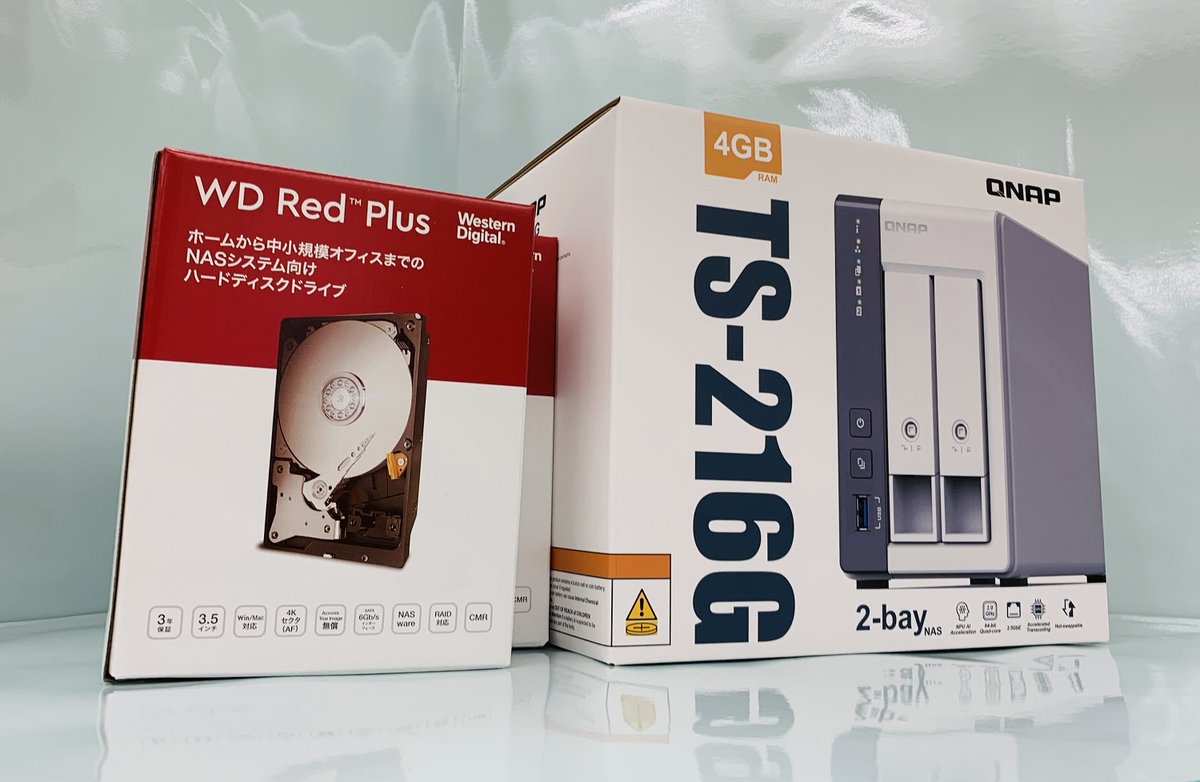 本店Ⅱ1F】 高性能&スマートな管理実現する2ベイNAS 対応HDDと合せてご