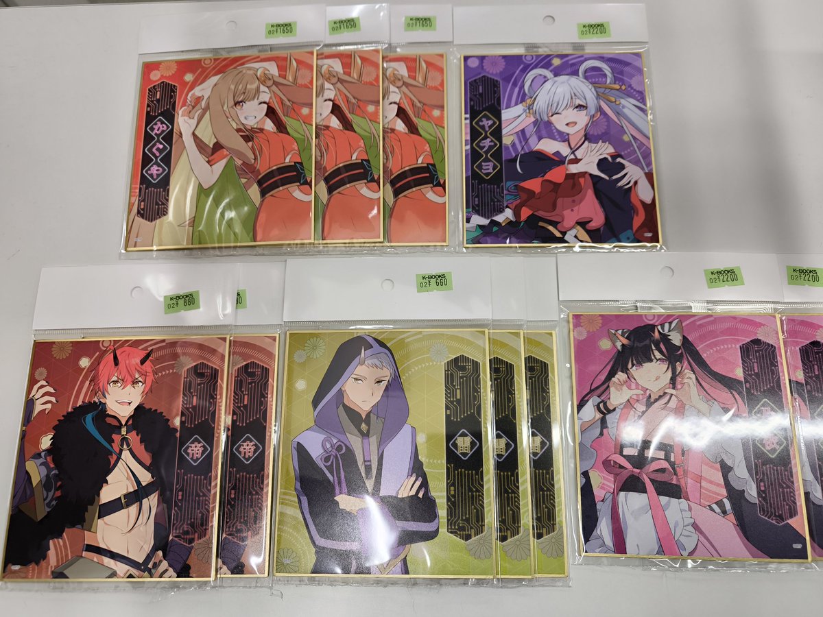 入荷情報】 超かぐや姫！ POP UP SHOP in 新宿マルイ 色紙 購入特典