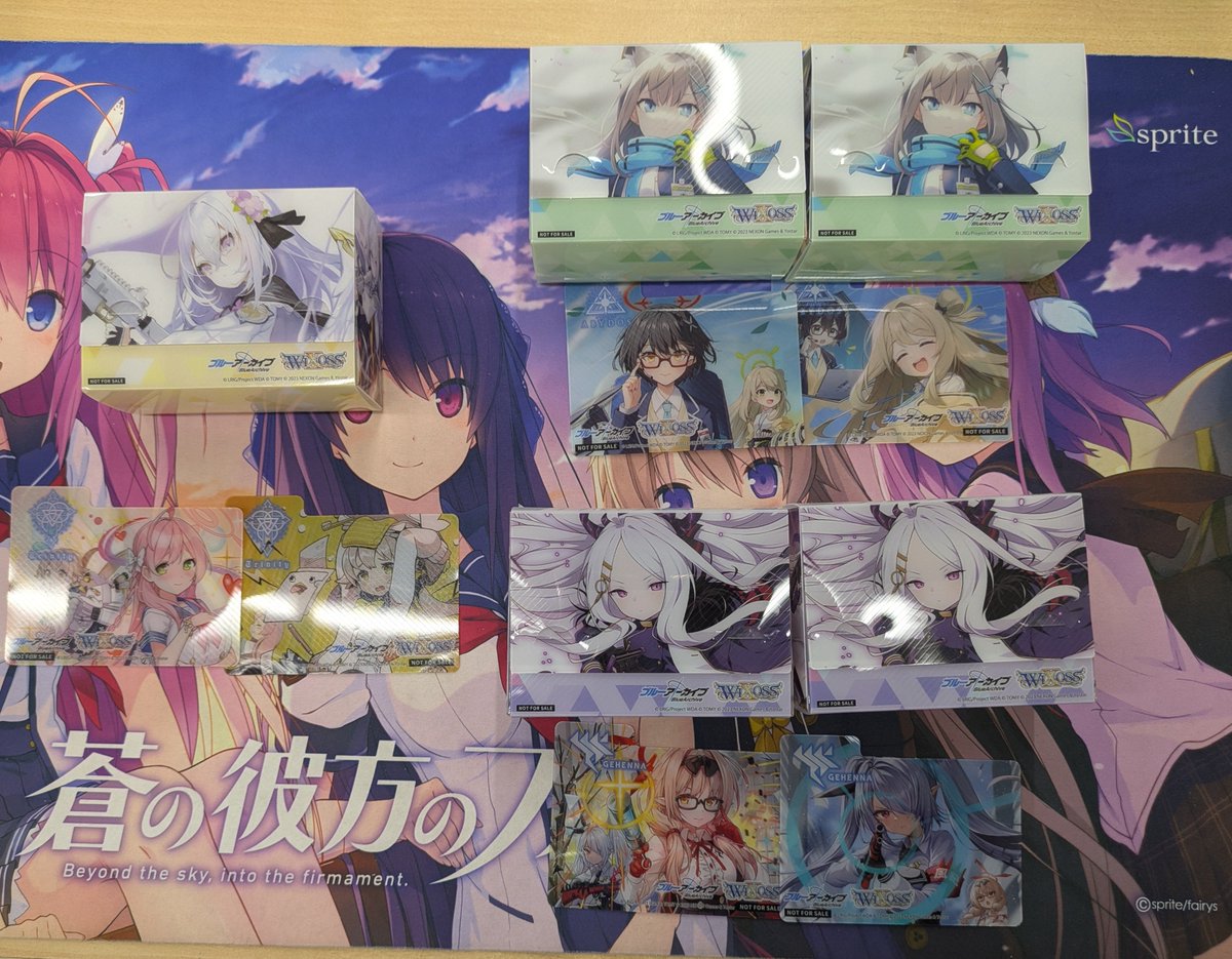 ウィクロス #WIXOSS 販売情報】 ブルアカ デッキケース 入荷しました
