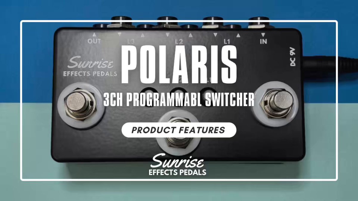 🚨再販売のお知らせ🚨／ 3ch プログラマブルスイッチャー Polaris Nova