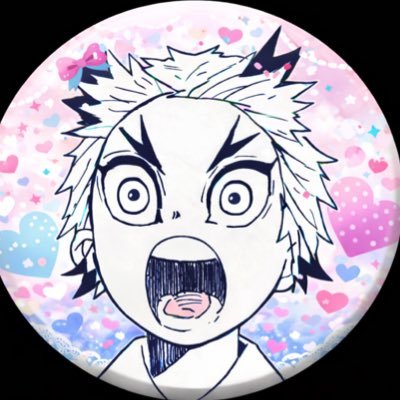 柱展の痛バ❗️組みました‼️ 最推し🔥なのに、 煉獄さんの缶バッジで