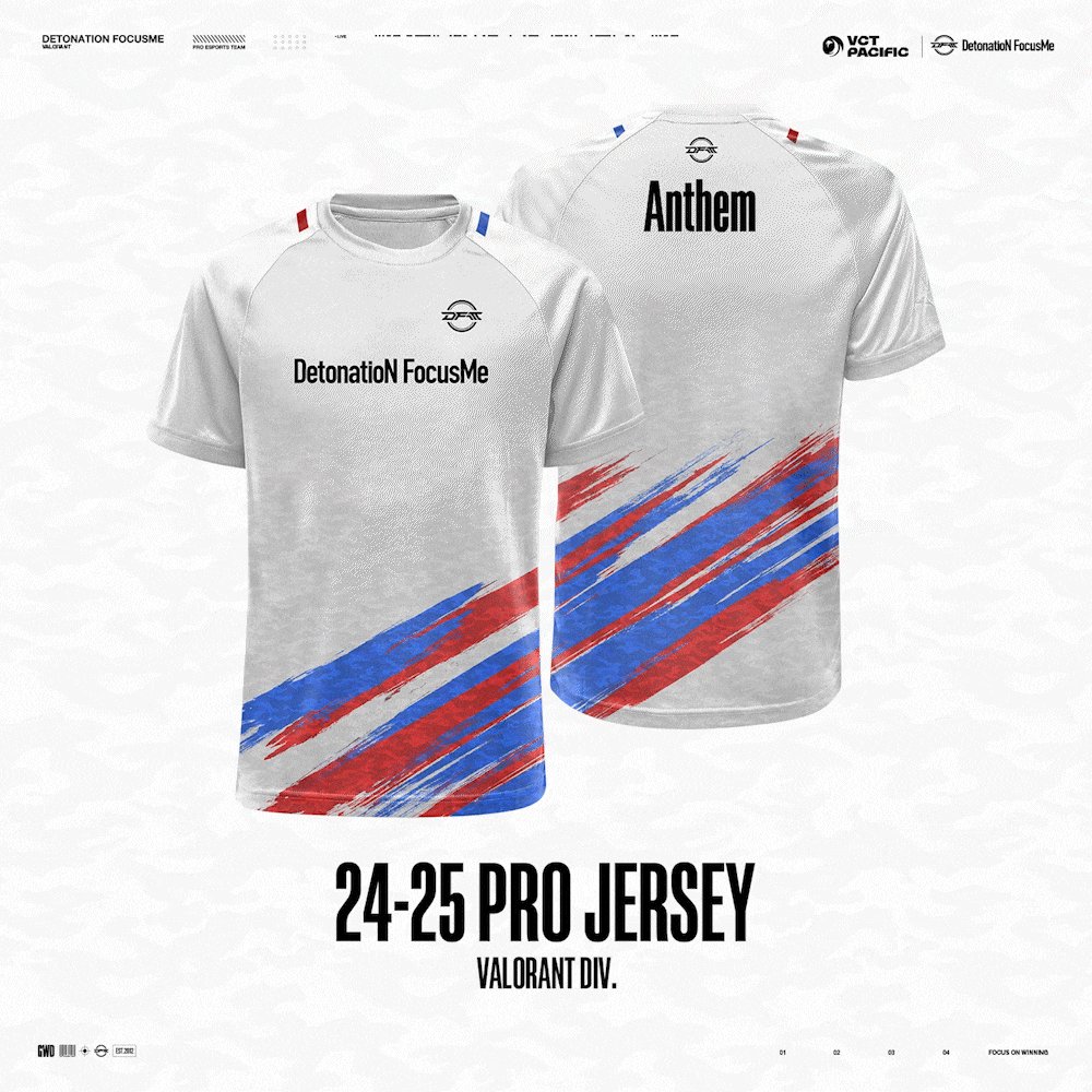 24-25 PRO JERSEY #VALORANT DIV. 受注期間 ▷4/11(木) ~ 4/17(水)23