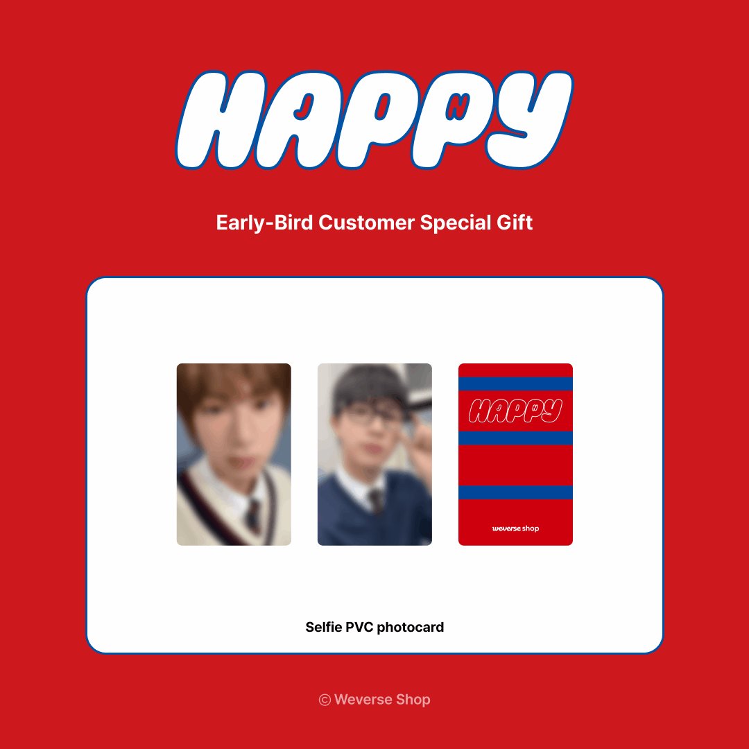JIN (#BTS) Solo Album『Happy』購入者向け特典💜 アーリーバード特典
