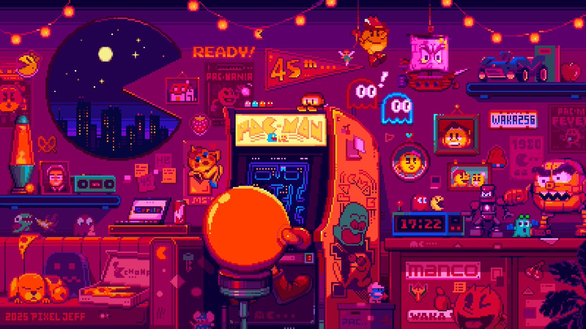 PAC'n Chill // .2025 Fan Art Tribute to @officialpacman for