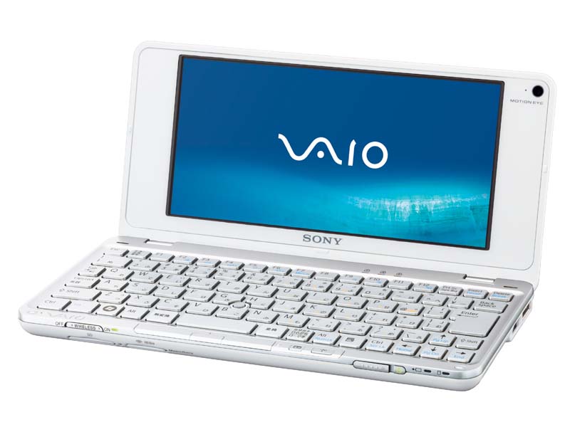 ソニー、封筒サイズの“ポケットスタイルPC”「VAIO type P」