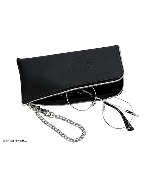 メガネケース/サングラスケース/チェーン付き/ポーチ/巾着化粧ポーチ