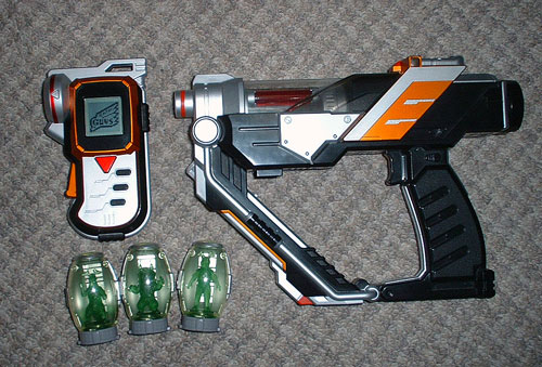 トライガーショット＆DXガイズメモリーディスプレイ : 地球防衛隊