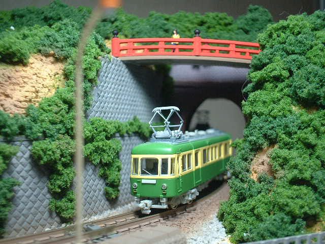 江ノ電ジオラマ第10弾！（112）トンネル上の桜橋 : 湘南ジオラマ