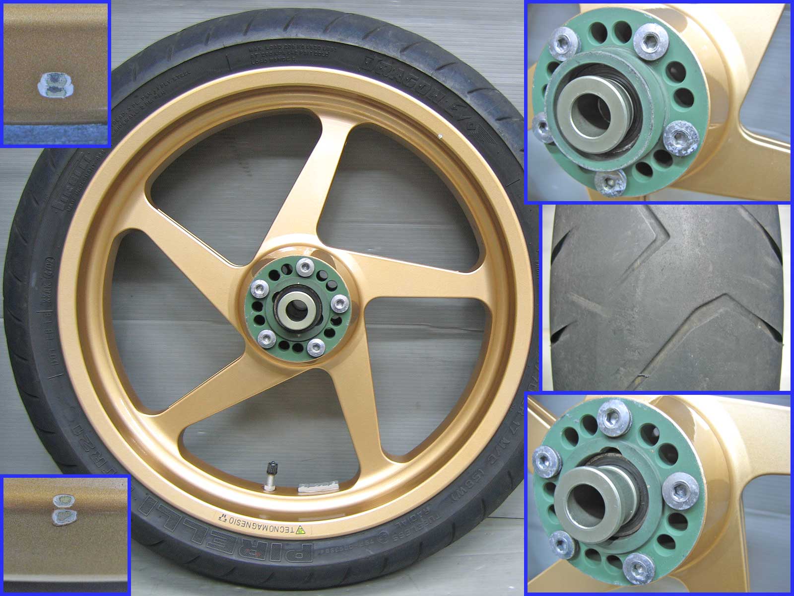 ZX-9R用テクマグホイールが入荷！珍しい・・・^_^; : バイクパーツ買取