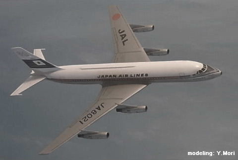 コンベアCV880 （1961年・東京国際空港） : こつこつ旅客機。