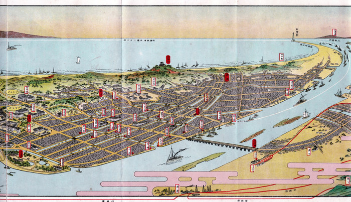 初三郎の鳥瞰図は面白い : にいがた文明開化ハイカラ館
