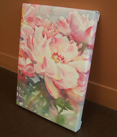 芍薬 水彩画 : はるさき水彩画blog