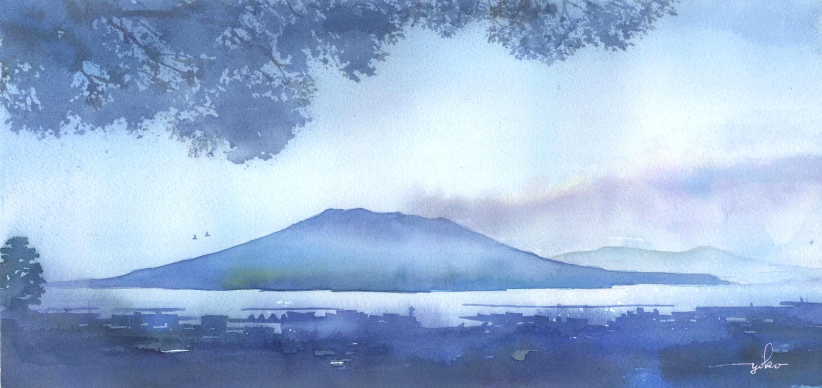 鹿児島 桜島 : はるさき水彩画blog