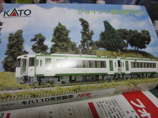 カトー・キハ110系初入線！！ : 赤い電車は臼い線