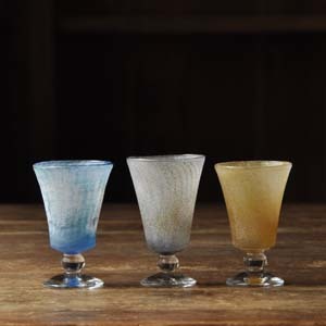 橋村野美知先生 硝子コップ2個セット 新品未使用自宅保管品 橋村野美知