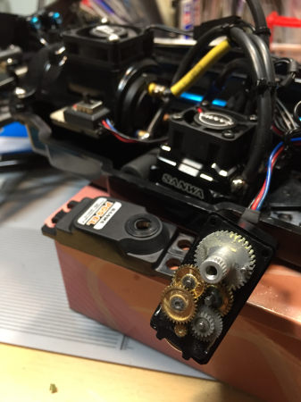 TT-02 Type-S サーボ サンワ PGS-CLのアップグレード・パーツを買って