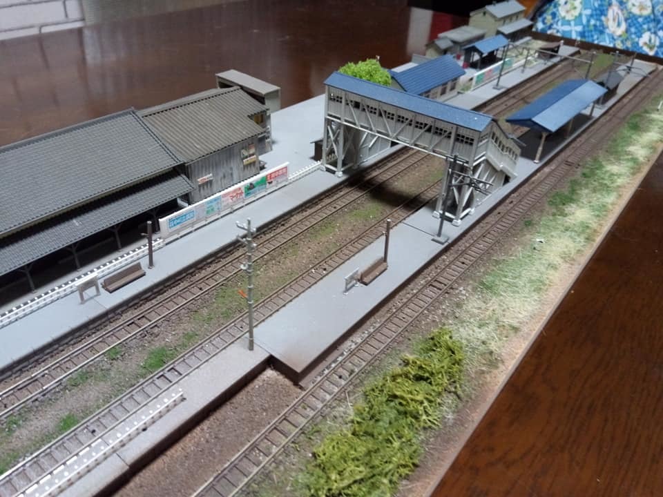 Nジオラマ、ローカル線の中型交換駅 : e-stationショップブログ