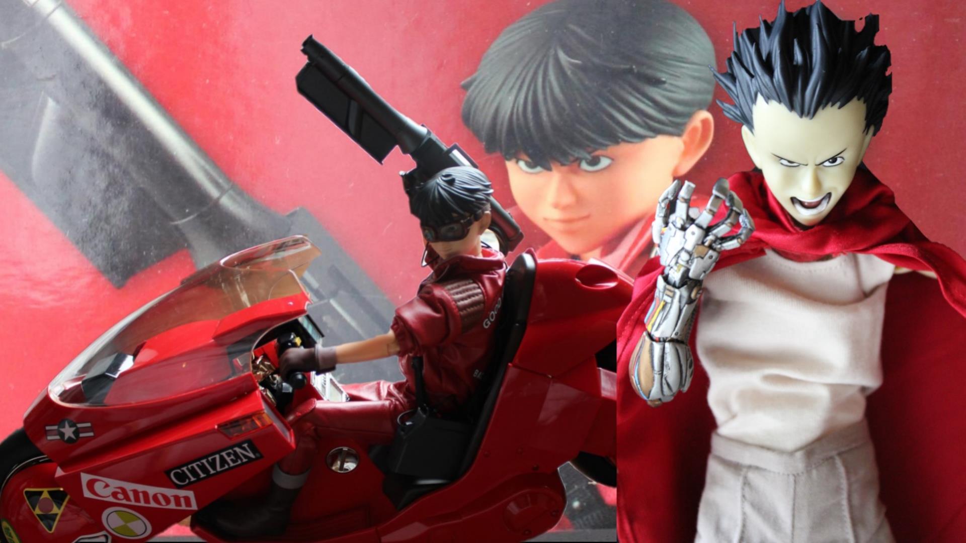 AKIRA] Project BM! KANEDA & TETSUO Figure review (Unboxing RAH