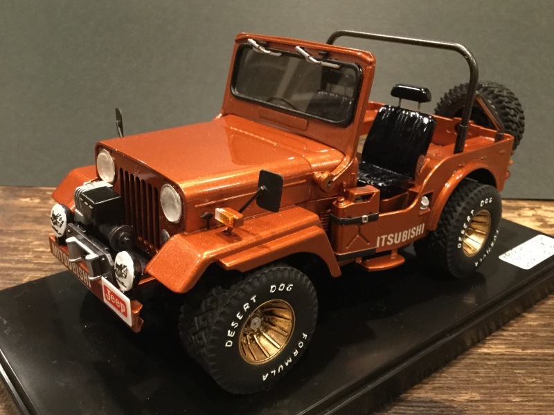 三菱 ジープ H-J58 ③ （日本模型 1/20 ) : MATCHBOX