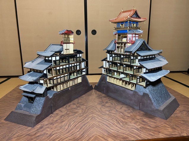 安土城を作る！ : 幻池庵